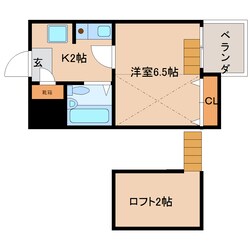 近鉄奈良駅 バス10分  南方下車：停歩4分 2階の物件間取画像